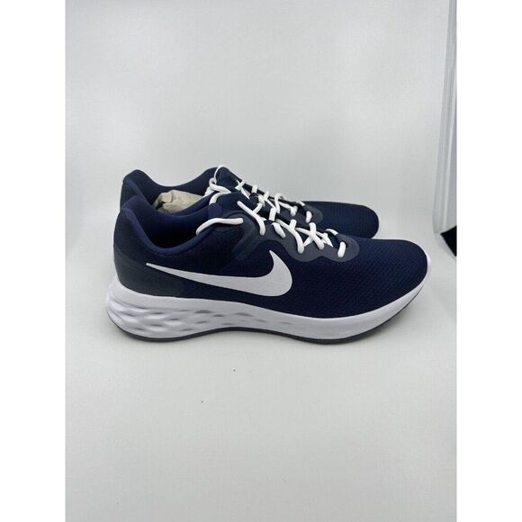 Nike Revolution 6 Road Running Sneaker Midnight Navy Blue Size 13 DC3728-401 - Picture 5 of 5
